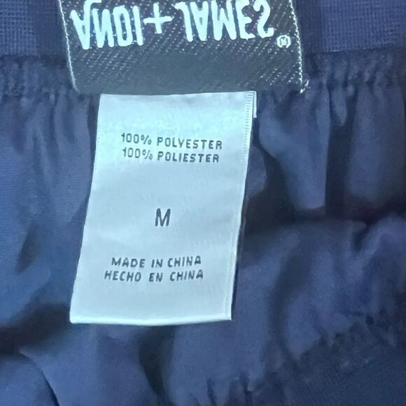 Andi + James Navy And Cream Pleated Midi Skirt, Size M - Picture 5 of 8